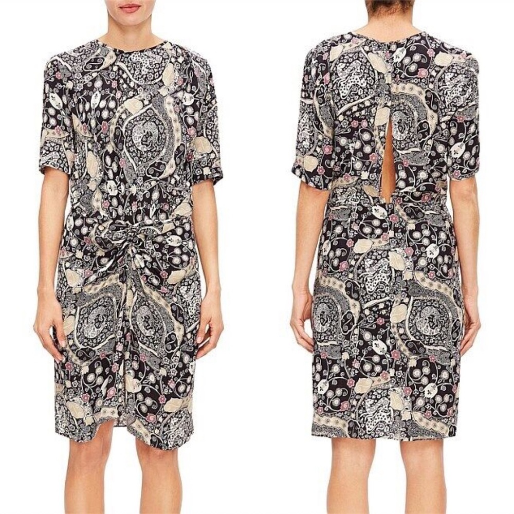 NEW NWT Isabel Marant Etoile Bardeny Dress In Black/Beige